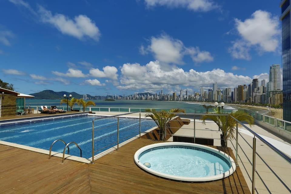Apartamento em Prédio com Vista encantadora Balneario Camboriu Exterior foto